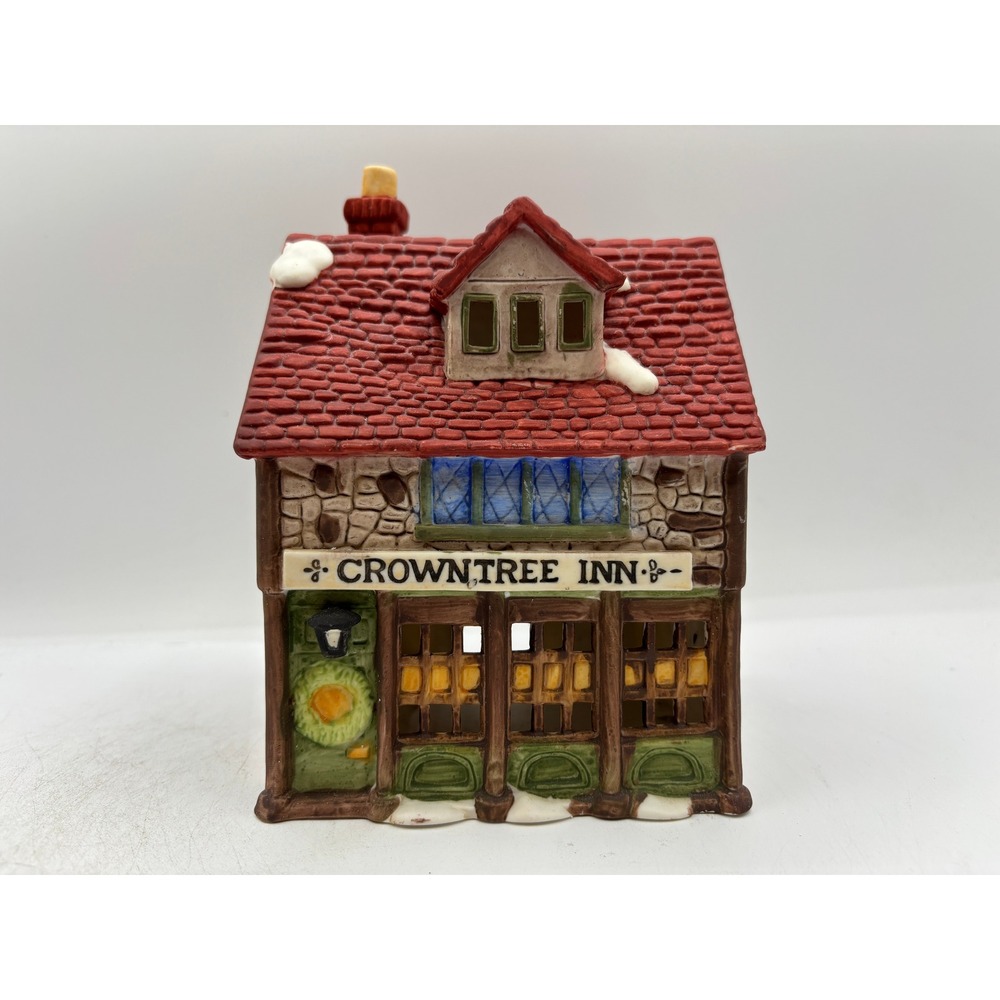Department 56 1984 Vintage Crowntree Inn 6515-3 Dickens Village Original Shops